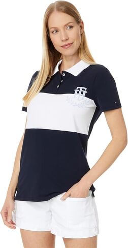 Tommy Hilfiger Color Block Applique Polo Womens in Saudi Arabia