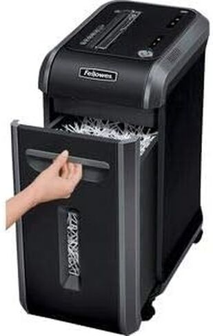 Fellowes 4690001 Powershred 90S، ماكينة تقطيع شرائح 18 ورقة، 25.2 بوصة × 11.4 بوصة × 17.3 بوصة in Saudi Arabia