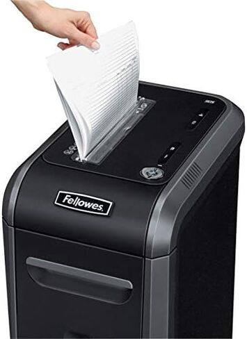 Fellowes 4690001 Powershred 90S، ماكينة تقطيع شرائح 18 ورقة، 25.2 بوصة × 11.4 بوصة × 17.3 بوصة in Saudi Arabia