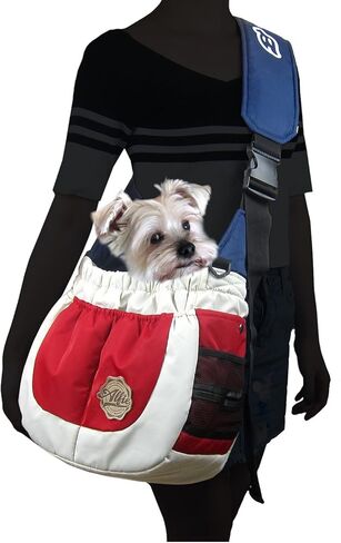 Alfie Pet - Hayden Pet Sling Carrier - Color: Red, White & Blue in Kuwait