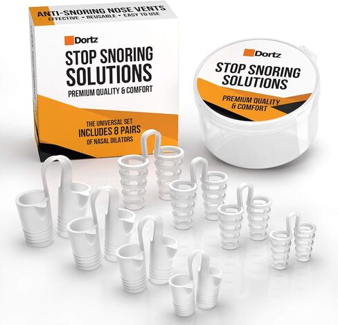 Anti Snoring Device, Set of Nose Vents - Effective Nose-Based Snoring Solution - Nasal Dilators - Sleep - Relieve Nasal Congestion Due to Colds, Deviated Septum in Saudi Arabia