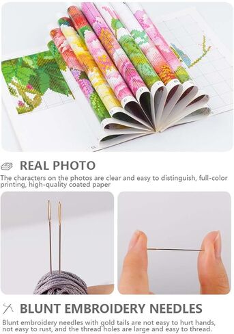 LOMTRATS مجموعة غرز متقاطعة أنيقة للمنزل 11CT مجموعة تطريز مختومة DIY حرفة تطريز للمبتدئين أو المبتدئين (40 × 30 سم) in Kuwait