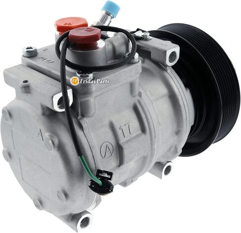ضاغط تكييف الهواء من FridayParts RE46609 447200-4933 447200-4930 متوافق مع John Deere Loader 260 280 310G 410G 210LJ 1850 Tractor 5310N 5320N 5325N 5410 5420 5425 5510 1) in Kuwait