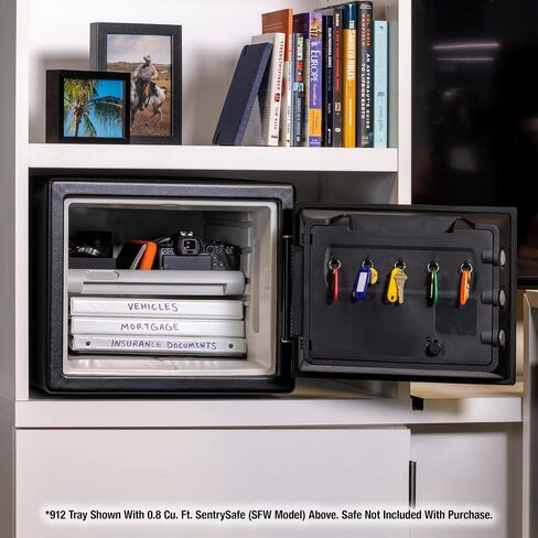 SentrySafe Locking Drawer for SFW082 and SFW123 Fireproof and Waterproof Safes, Multi-Positional Shelf Accessory for 0.8 and 1.2 Cubic Feet Safes, 913 in Saudi Arabia