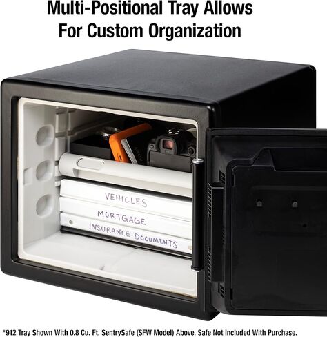 SentrySafe Locking Drawer for SFW082 and SFW123 Fireproof and Waterproof Safes, Multi-Positional Shelf Accessory for 0.8 and 1.2 Cubic Feet Safes, 913 in Saudi Arabia