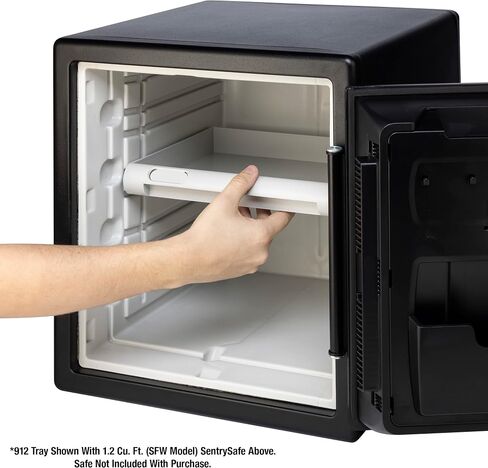 SentrySafe Locking Drawer for SFW082 and SFW123 Fireproof and Waterproof Safes, Multi-Positional Shelf Accessory for 0.8 and 1.2 Cubic Feet Safes, 913 in Saudi Arabia