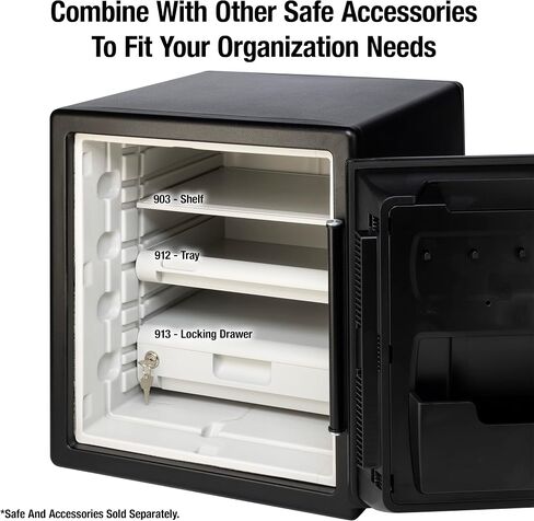 SentrySafe Locking Drawer for SFW082 and SFW123 Fireproof and Waterproof Safes, Multi-Positional Shelf Accessory for 0.8 and 1.2 Cubic Feet Safes, 913 in Saudi Arabia
