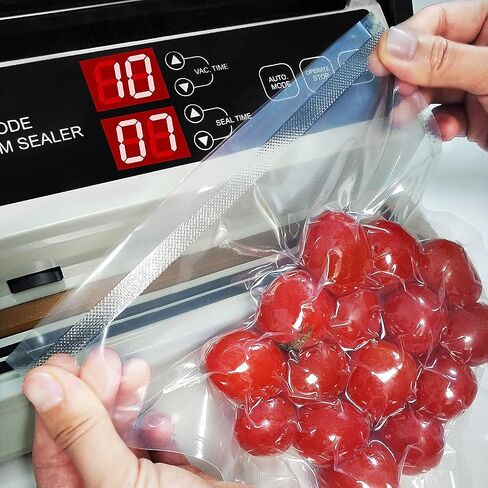 MAGIC SEAL Chamber Machine Vacuum Pouches, Vacuum Sealer Smooth Flat Bags for Food Storage, BPA Free, 10 x 12 Inch, Pack of 100 Pre-Cut - NOT Compatible with FoodSaver Type Vacuum Sealers in Saudi Arabia