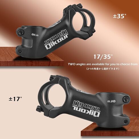 TRIWONDER 31.8 Bike Stem 7° 17° 45° Degree 60mm 70mm 80mm 90mm 100mm Bicycle Handlebar Stem Riser Bar Clamp for Mountain Bike, Road Bike, BMX, MTB in Saudi Arabia