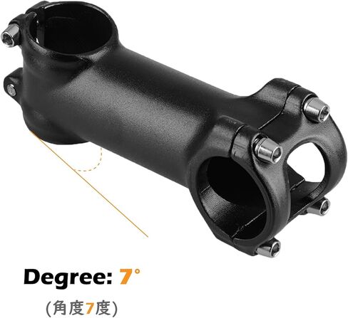 TRIWONDER 31.8 جذع الدراجة 7° 17° 45° درجة 60 مم 70 مم 80 مم 90 مم 100 مم مشبك قضيب مقود الدراجة للدراجات الجبلية، دراجة الطريق، BMX، MTB in Kuwait