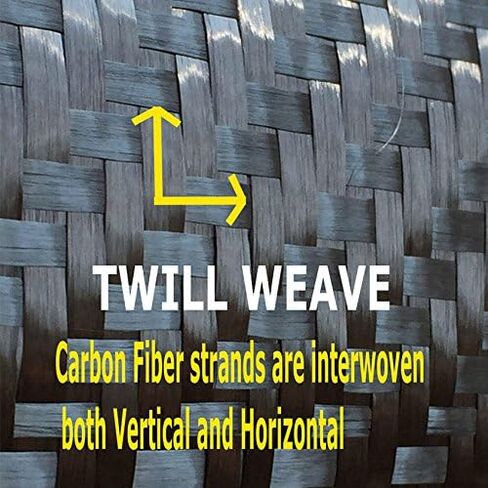 (5 ft-10 ft Rolls) KARBXON - 12 in - Carbon Fiber Fabric - Black - 3K - 240g/meter - Twill Weave - Advanced Fiber Cloth Fabric - Rolled 12" Wide Hemmed Fabric for Repair, Drones, RC & DIY Projects in Saudi Arabia