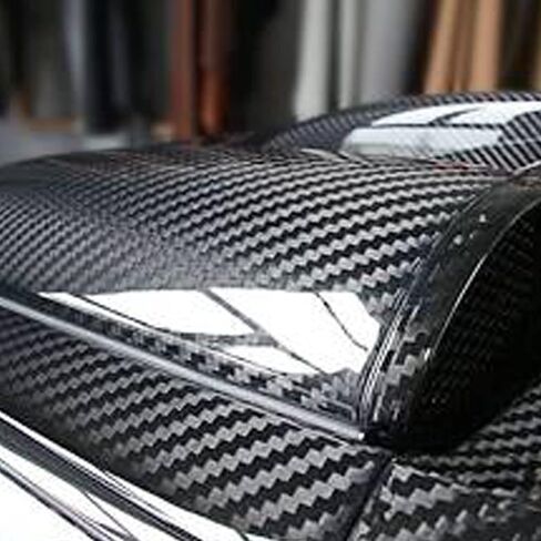 (5 ft-10 ft Rolls) KARBXON - 12 in - Carbon Fiber Fabric - Black - 3K - 240g/meter - Twill Weave - Advanced Fiber Cloth Fabric - Rolled 12" Wide Hemmed Fabric for Repair, Drones, RC & DIY Projects in Saudi Arabia
