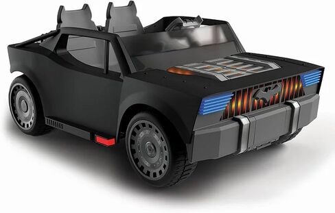 Batman Batmobile DC Comic Ride-On Toy for Kids, 6 & 12V Battery-Powered Electric Cars with Charger, Easy to Operate & Safe for Toddlers Ages 2-5, Perfect Superhero Gift for Boys & Girls in Kuwait