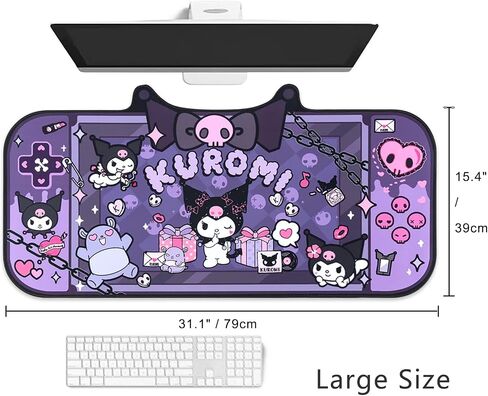 Kawaii Desk Pad Anime Mouse Pad XLarge Size, Kawaii Desk Cccessories Gaming Mousepad Kawaii Room Decor for Girls in Saudi Arabia