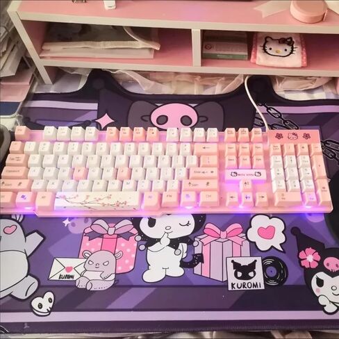 Kawaii Desk Pad Anime Mouse Pad XLarge Size, Kawaii Desk Cccessories Gaming Mousepad Kawaii Room Decor for Girls in Saudi Arabia