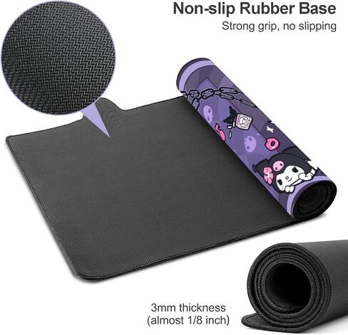 Kawaii Desk Pad Anime Mouse Pad XLarge Size, Kawaii Desk Cccessories Gaming Mousepad Kawaii Room Decor for Girls in Saudi Arabia