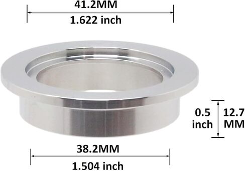 QMINOX Weld مقبس Flange KF-50 Vacuum Fittings، ISO-KF Flange Size NW-50، لأنابيب OD مقاس 2 بوصة in Kuwait
