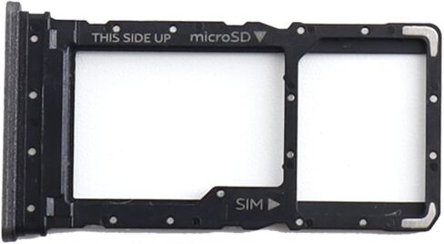 Avvood لهاتف Nokia C110 N156DL Sim Card Tray حامل فتحة استبدال الدبوس، قطعة واحدة باللون الأسود in Saudi Arabia