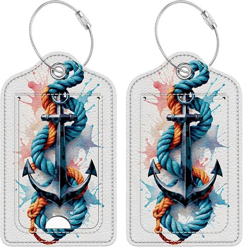 Bvkilrvc 2 Pcs Luggage Tag for Suitcase, Cute Bunny Sunflower Unique Leather Suitcase Tags with Full Privacy Cover Stainless Steel Loop for Women Men Travel Baggage Bag Backpack in Saudi Arabia