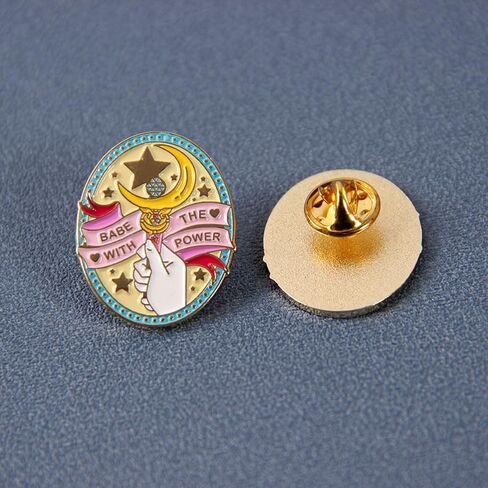 Magic Stick Babe the with power enamel pin brooch metal brooch badge for girls backpack shirt in Saudi Arabia