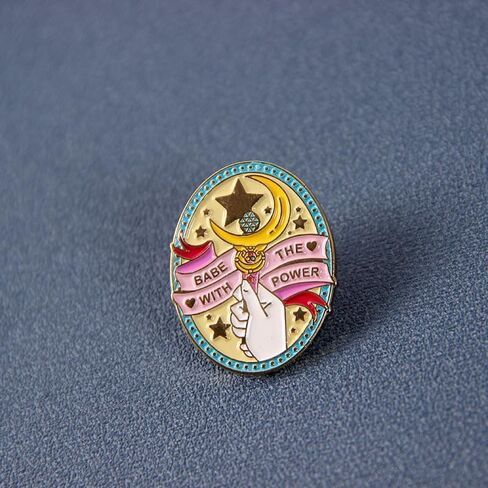 Magic Stick Babe the with power enamel pin brooch metal brooch badge for girls backpack shirt in Saudi Arabia