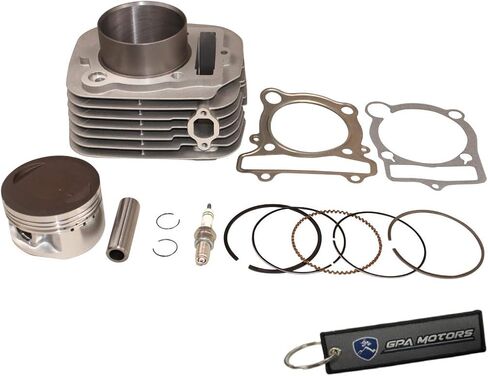 Cylinder Piston Gasket Set Fits Yamaha Big Bear, Warrior, Moto-4 YFM350 (1987-2005) in Saudi Arabia