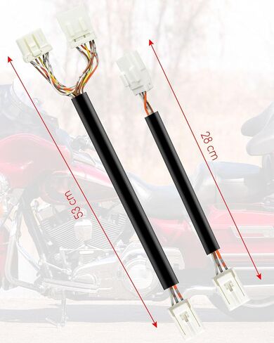 حزام فصل سريع مناسب لـ Harley Davidson CVO Electra Glide Road Glide Street Glide 1998-2013، كابل إضاءة خلفي ذو 8 دبابيس يحل محل CD-TP-QD-13 لأمتعة الدراجات النارية in Saudi Arabia