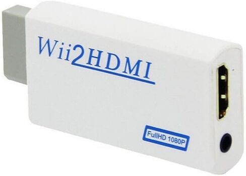 Lyyes Wii to HDMI Converter, 2 Wii to HDMI Adapters with 2 HDMI Cables 1080P Full HD for All Wii Display, 2 Pack in Kuwait