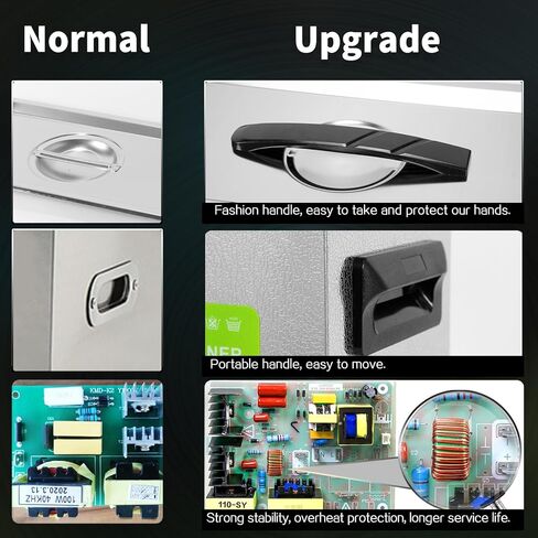 منظف ​​بالموجات فوق الصوتية من أونيزيلي، منظف الأجزاء بالموجات فوق الصوتية الرقمية 4.5 لتر، احترافي لتنظيف المكربن ​​مع سخان ومؤقت، والأجزاء الصغيرة، ولوحة الدوائر، والنظارات، والأسنان، والمجوهرات in Kuwait