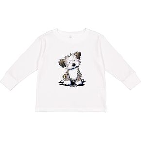 inktastic Havanese Puppy Toddler Long Sleeve T-Shirt - KiniArt in Kuwait