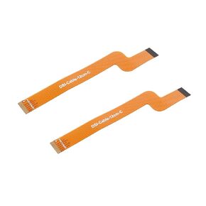قطعتان من كابل DSI FPC المرن متوافق مع Raspberry Pi 5 لتوصيل شاشة DSI، 22Pin إلى 15Pin، طول 12 سم/0.39FT، كابل FPC مستقيم in Kuwait