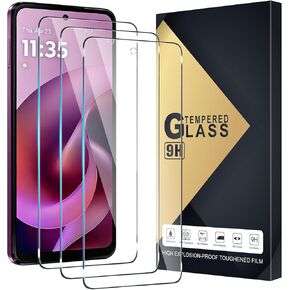 عبوة من 3 واقيات شاشة من الزجاج المقوى مصممة لهاتف Motorola Moto G 5G 2026/2025 - HD Clear، صلابة 9H، مقاومة للخدش، خالية من الفقاعات in Kuwait