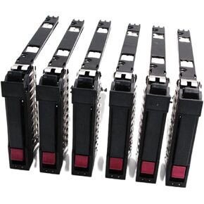 6 عبوات 2.5 بوصة SSD Mount 378343-002 500223-001 HDD Caddy متوافق مع HP G5 G6 G7 DL380 DL360 DL580 BL460c ML350 ML370 ML570 in Kuwait