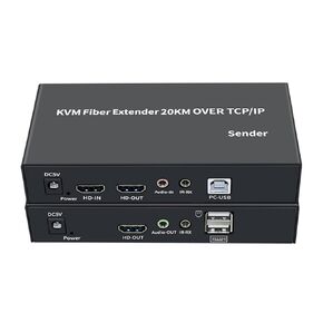 Single Mode HD KVM Extender to Fiber Transceiver Support USB Mouse Keyboard in Saudi Arabia