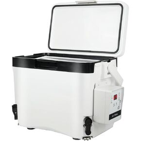 Haoguo Live Bait Cooler مع مهوية 16.9Qt دلو طعم الصيد مع مضخة مهوية قابلة لإعادة الشحن، اتصال مغناطيسي، ارتفاع قابل للتعديل، للصيد في الهواء الطلق، والتخييم، وركوب القوارب in Saudi Arabia