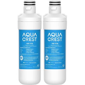AQUA CREST LT1000PC ADQ747935 Refrigerator Water Filter and Air Filter, Replacement for LG® LT1000P®/PC/PCS, LMXS28626S, LFXS26973S, MDJ64844601, ADQ74793501, ADQ74793502 and LT120F®, 4 Combo in Saudi Arabia