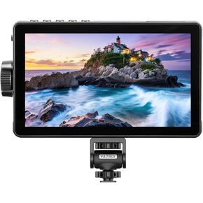 VILTROX Camera Field Monitor Touchscreen Camera Monitor, Full HD 1920x1080 Video Monitoring, 3D Lut, RGB Parade with Sunshade Hood and Battery for Sony Canon Nikon (DC-A1) in Kuwait