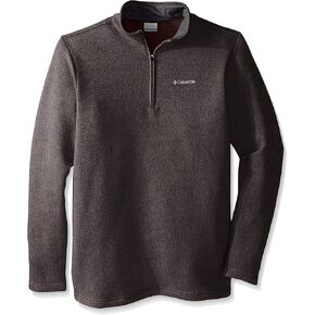 Columbia Men's Great Hart Mountain III Half Zip, Cordovan Heather, X-Large in Kuwait