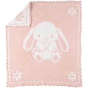 Ultra-Soft Cozy Baby Blanket Cloud-Like Microfiber Newborn Soft Blanket 34x30in Unisex Gift Blankey with Bunny Design Cozy Plush Baby Receiving Throw for Crib, Nursery & Home Decor in Saudi Arabia