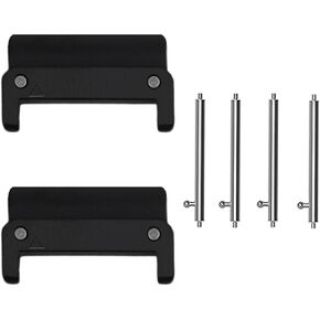 محول QuickFit 20 مم، 22 مم، 26 مم، مجموعة موصلات Lamshaw من الفولاذ المقاوم للصدأ من حزام بديل متوافق مع Garmin Fenix، Quatix، Tactix، Foretrex، Descent، Enduro، epix Pro Series Smartwatch in Kuwait