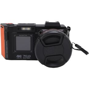70MP Digital Camera, 4K Video Autofocus F1.8 Aperture WiFi Double Screen 50X Zoom Hot Shoe, with 32GB Card, for Photography Vlogging (Olive Green) in Kuwait