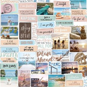 Black Women Stickers for Women - 100 Pcs Reading Inspirational Water Bottle Stickers for Vision Board, Black Girl Waterproof Scrapbook Decals, Motivational Vinyl Sticker for Laptop Journaling in Kuwait