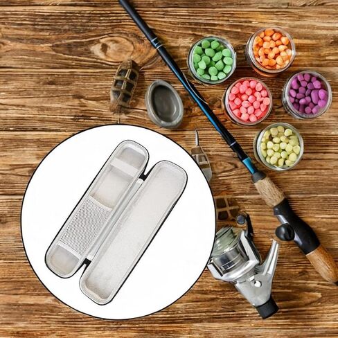 Hard Shell Fishing Carrying Case Fishing Rod Reel Organizer Shock Proof Multi-use Fishing Carry Bag for Fishing Poles Anglers in Saudi Arabia
