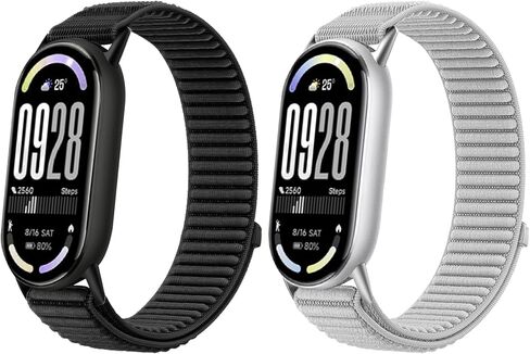 Nylon Bands Compatible with Xiaomi Smart Band 10/9/8,Lightweight Sport Replacement for Mi Band 10/9/8 for Women Men in Saudi Arabia
