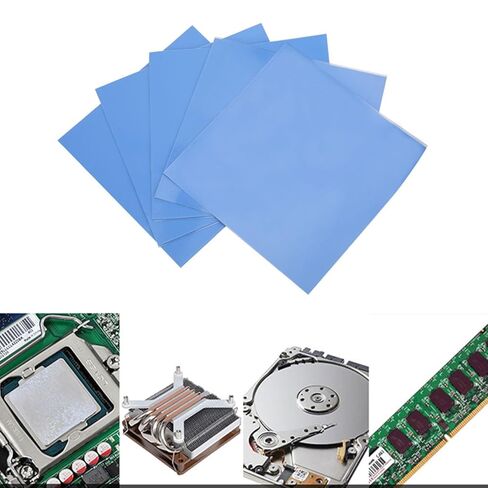 Hyuduo Thermal Conductive Pad 1.5W mk Silicone Heat Transfer Sheet for CPU GPU LED Power Supply with Excellent Insulation Viscosity for Electronics Heat Sink Cooling in Saudi Arabia