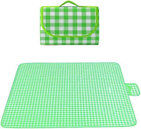 Large Picnic Blanket Waterproof and Sand Proof -59x39 inch Large Outdoor Beach Mat, Portable Foldable Blanket, Suitable for Camping, Parks, Families, Adults, Children, and Pets (Red-M) in Saudi Arabia