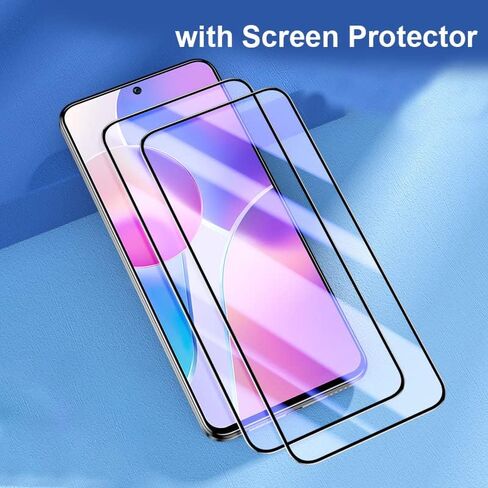 QUIETIP Kickstand Case for ZTE Blade A56 with Screen Protector,Clear TPU Cases with Degree Magnetic Ring Cover,Clear in Saudi Arabia