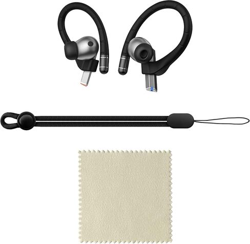 خطافات أذن مضادة للانزلاق من RunChao لسماعات Samsung Galaxy Buds 3/3 Pro/Galaxy Buds 3 FE، سماعات أذن رياضية ناعمة مضادة للفقدان (أسود) in Kuwait