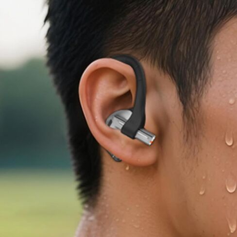 خطافات أذن مضادة للانزلاق من RunChao لسماعات Samsung Galaxy Buds 3/3 Pro/Galaxy Buds 3 FE، سماعات أذن رياضية ناعمة مضادة للفقدان (أسود) in Kuwait