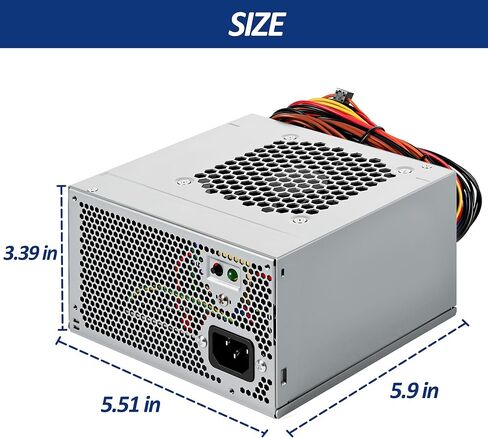Upgraded HU460AM-01 WC1T4 D460AM-03 460W Power Supply Compatible with Dell XPS 7100 8000 8100 8300 8500 8700 8900 8910 8920 8930 Alien-Ware Aurora R5 R6 R7 in Saudi Arabia